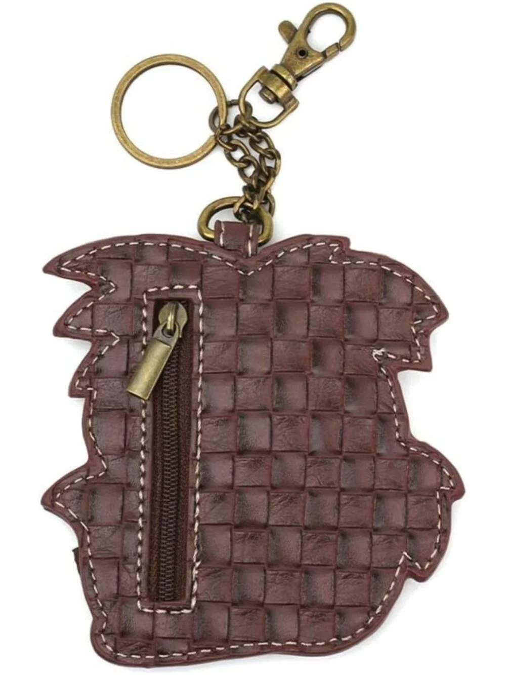 Decorative Key Fob & Coin Purse Accessory - Palm Tree Design, Plant Life